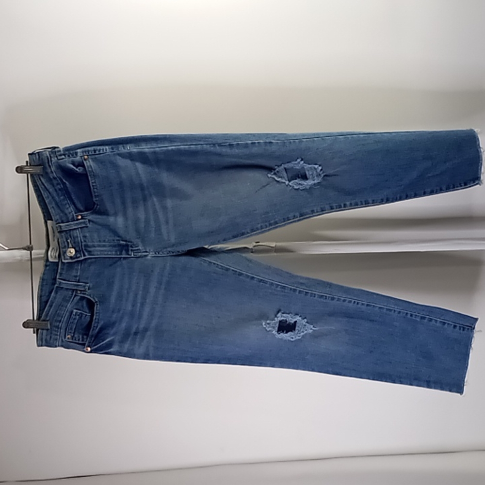 Signature by Levi Strauss Mid-Rise Boyfriend Raw Hem Size 10 W30
